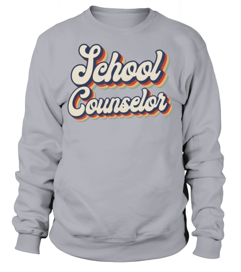 School Counselor Retro Vintage Sweatshirt Unisex