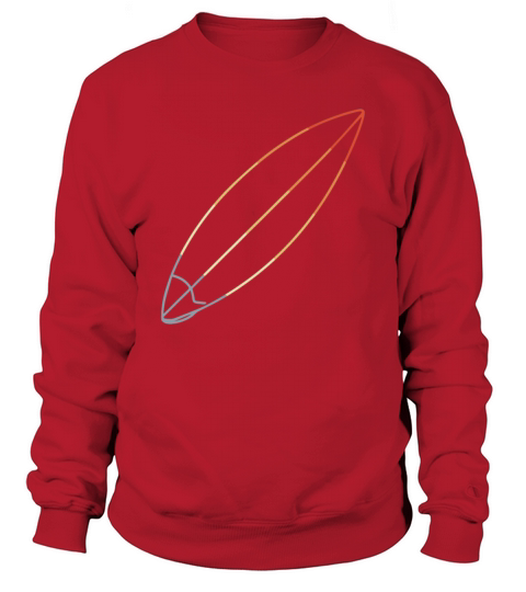 Surfboard Vintage Look Sweatshirt Unisex