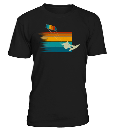 Kitesurfer Kiteboard Kitesurfing Vintage-Surf T-Shirt Unisex