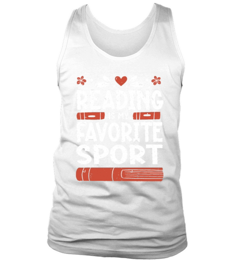 Reading Is My Favorite Sport Bookworm Tank Top Unisex