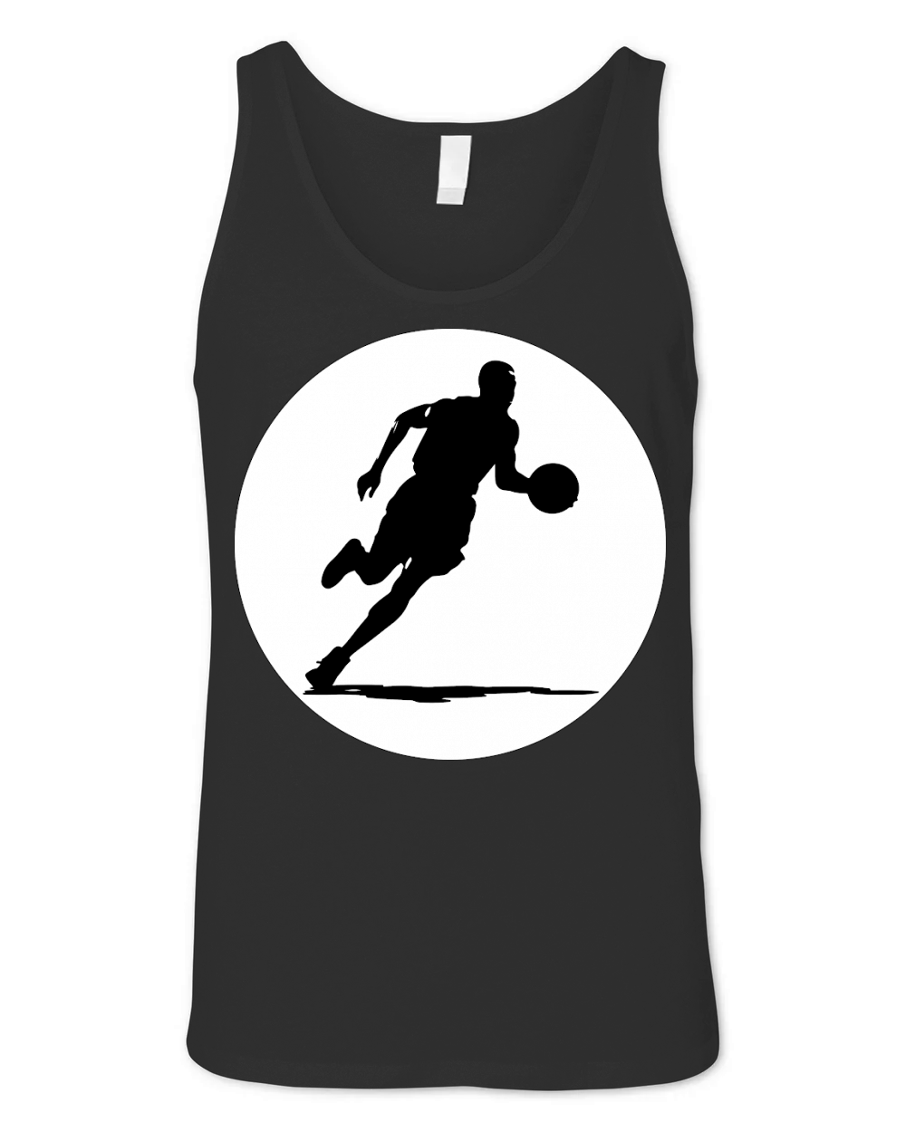 Basketball Player Silhouette (7) Unisex Jersey Tank