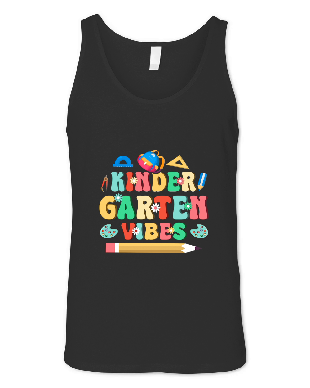 Kindergarten Vibes Unisex Jersey Tank