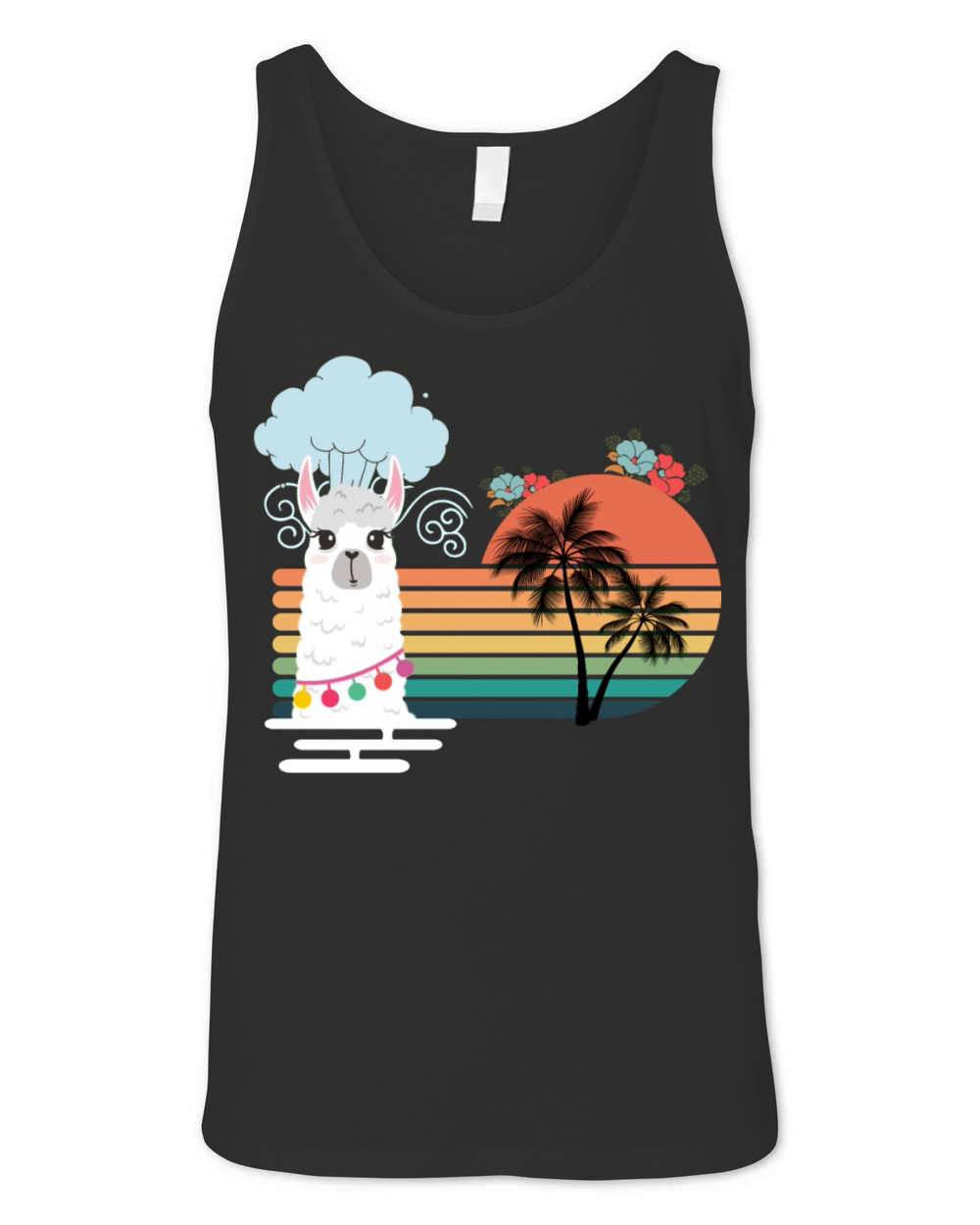 vintage alpacas Unisex Jersey Tank