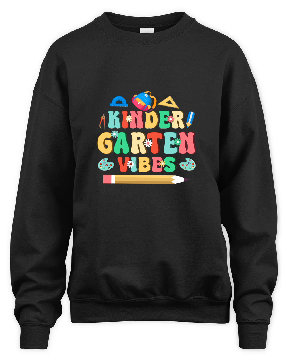 Kindergarten Vibes Unisex Premium Crewneck Sweatshirt