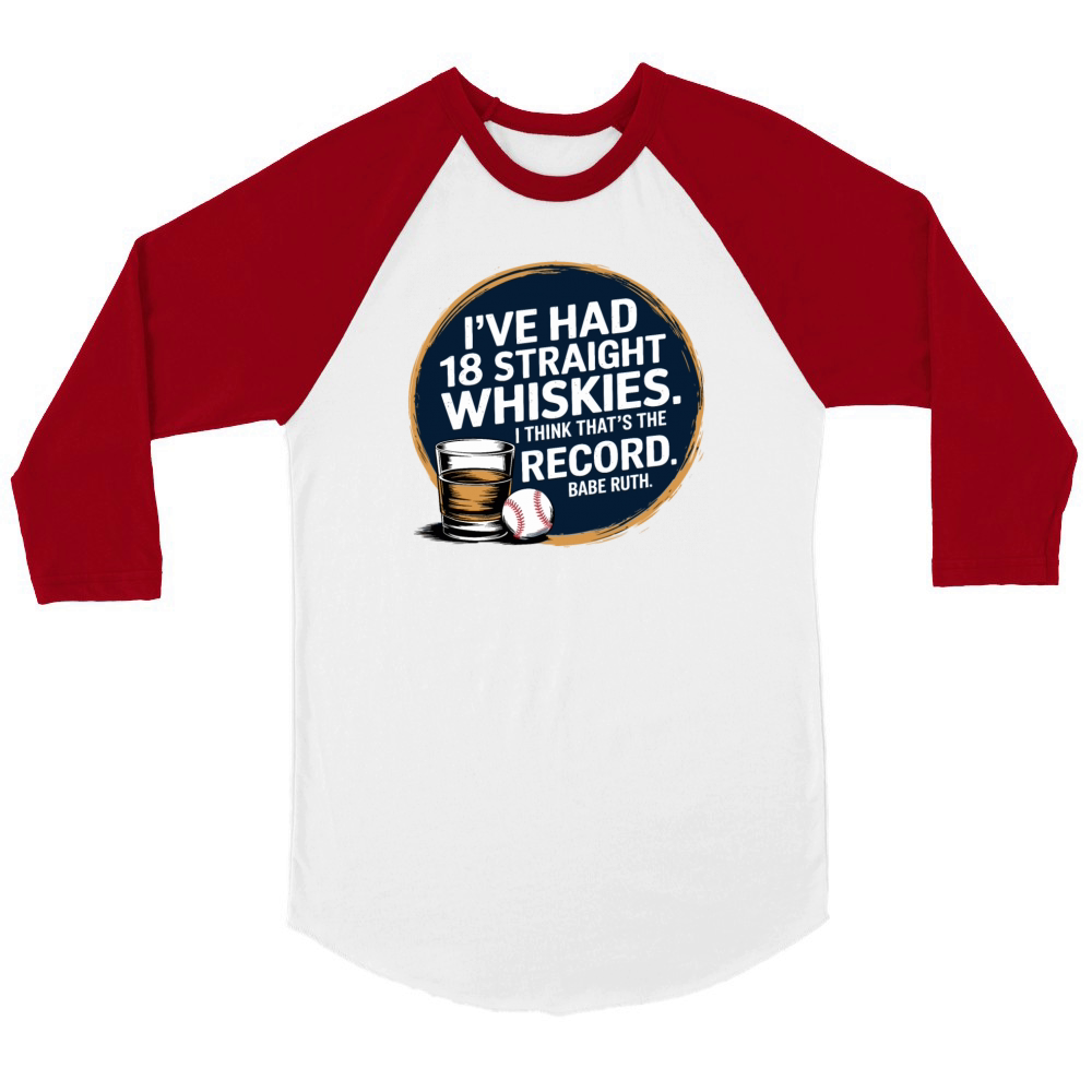 Baseball Babe Ruth Saying Sports Quote Unisex ¾ sleeve Raglan T-shirt
