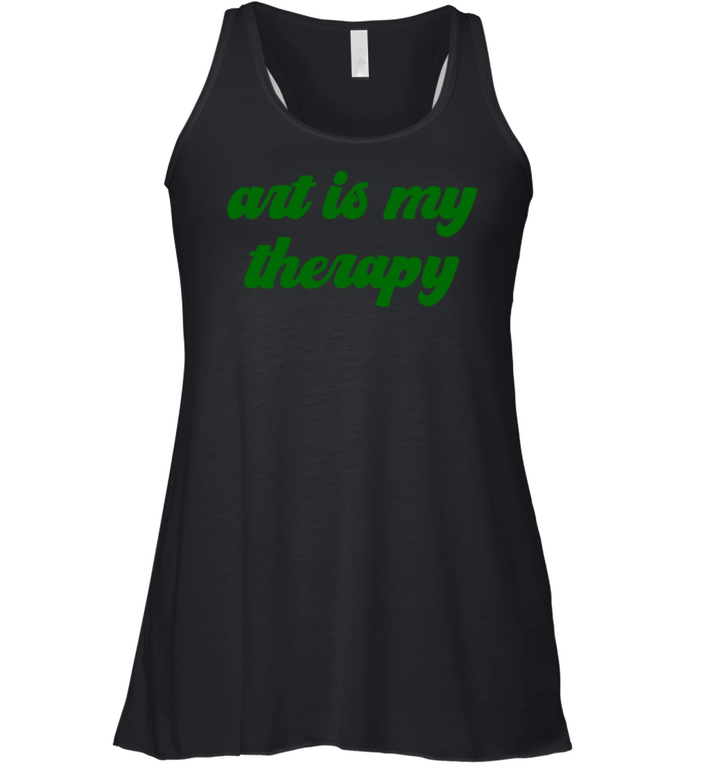 Art is My Therapy - Funny Artist Women's Flowy Tank Top