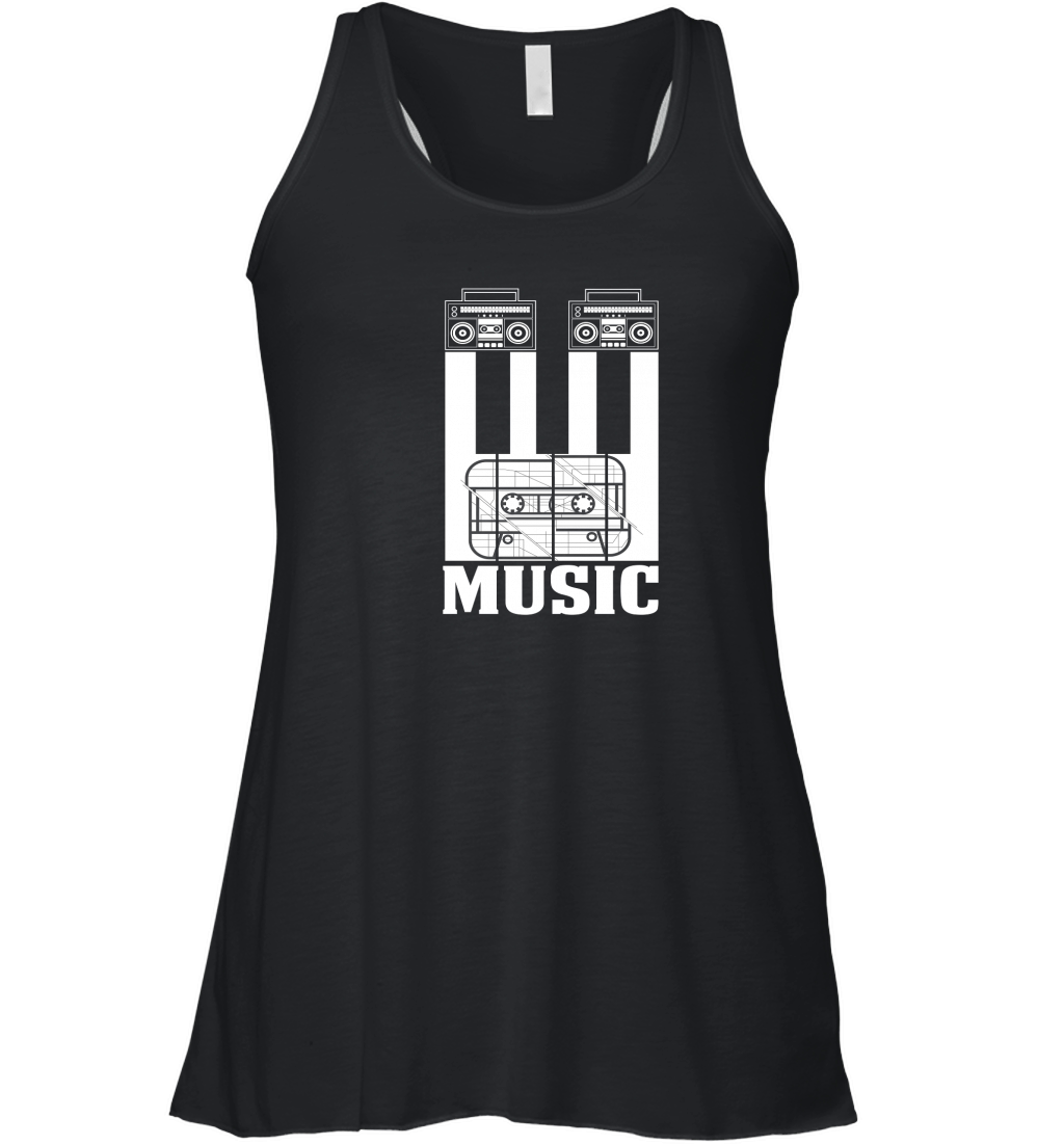 Music (2) Women's Flowy Tank Top