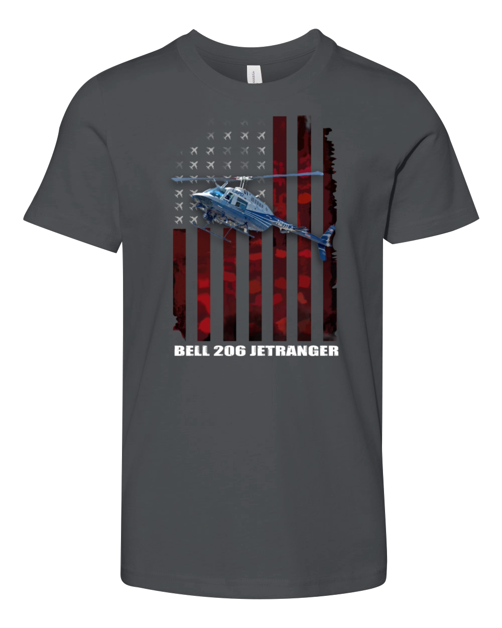 Bell 206 JetRanger iii LongRanger Youth Unisex Jersey Tee