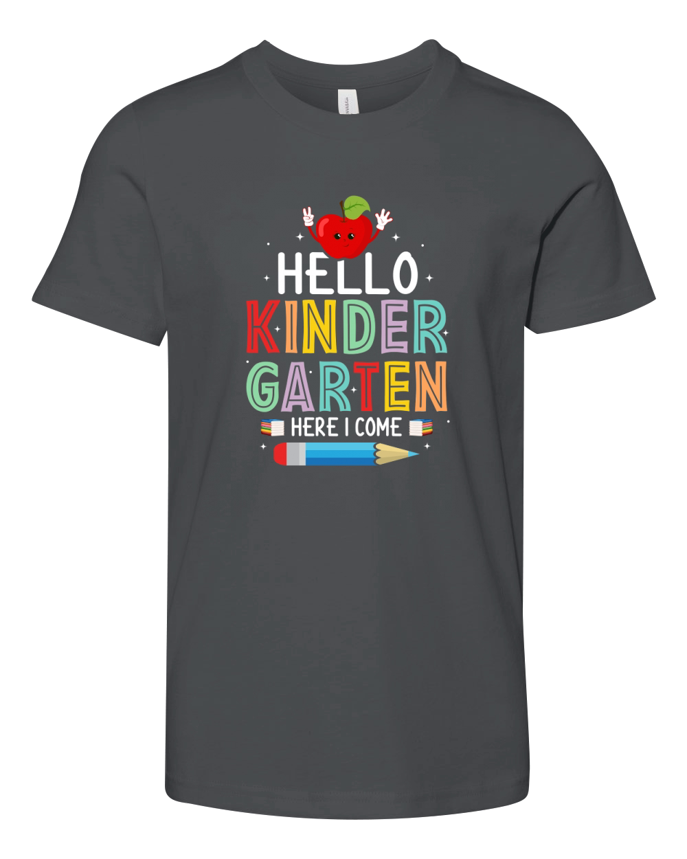 Hello Kindergarten Here I Come Youth Unisex Jersey Tee