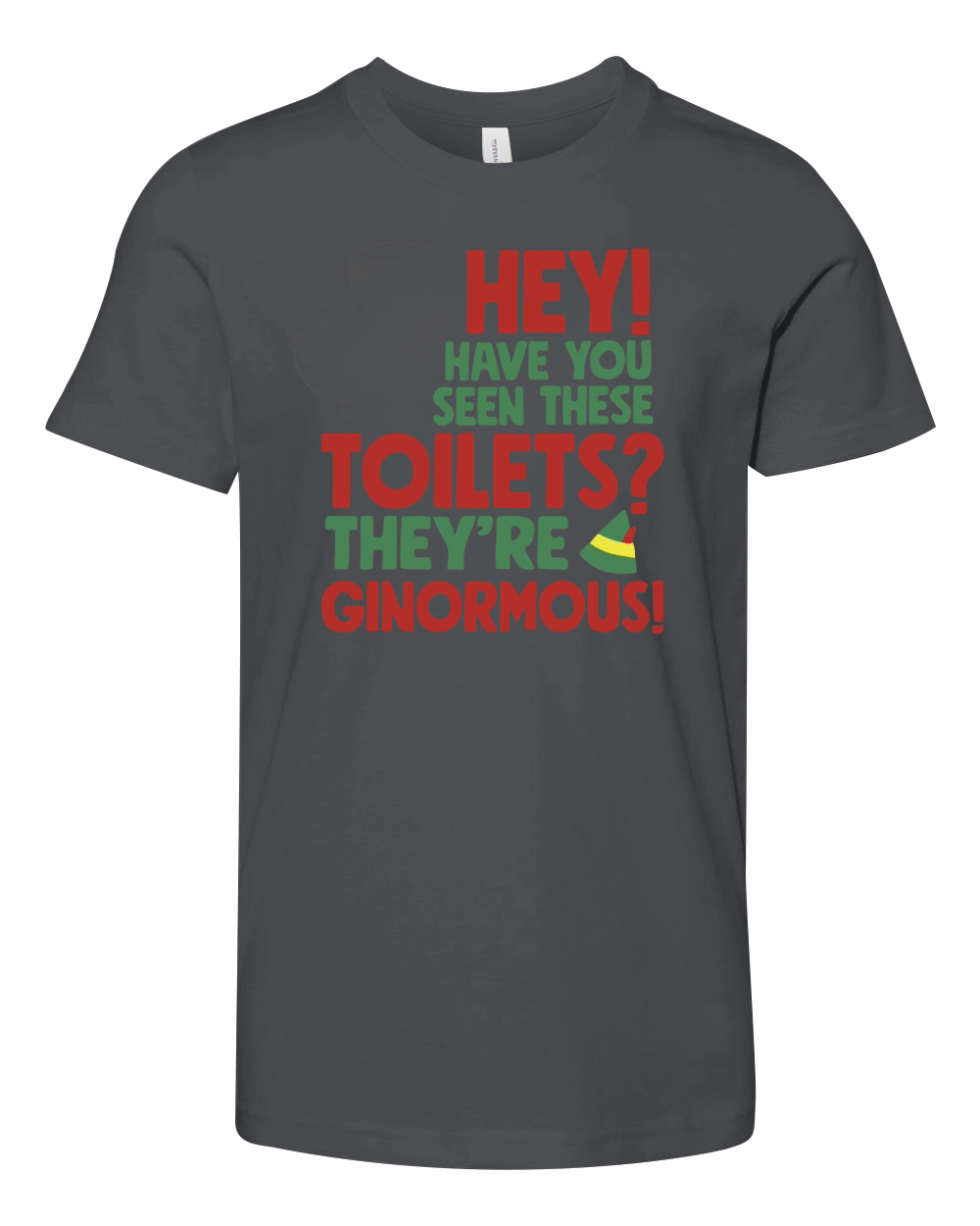 Hey! have you seen these toilets theyre ginormous! Youth Unisex Jersey Tee