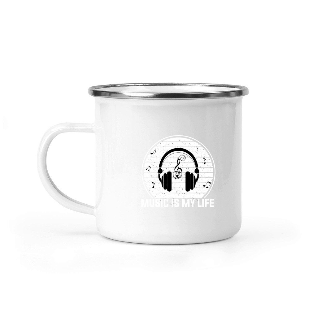 Music is my life 03 Camping Mug