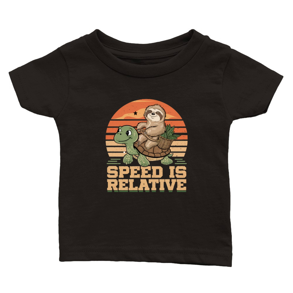 Speed is relative Classic Baby Crewneck T-shirt