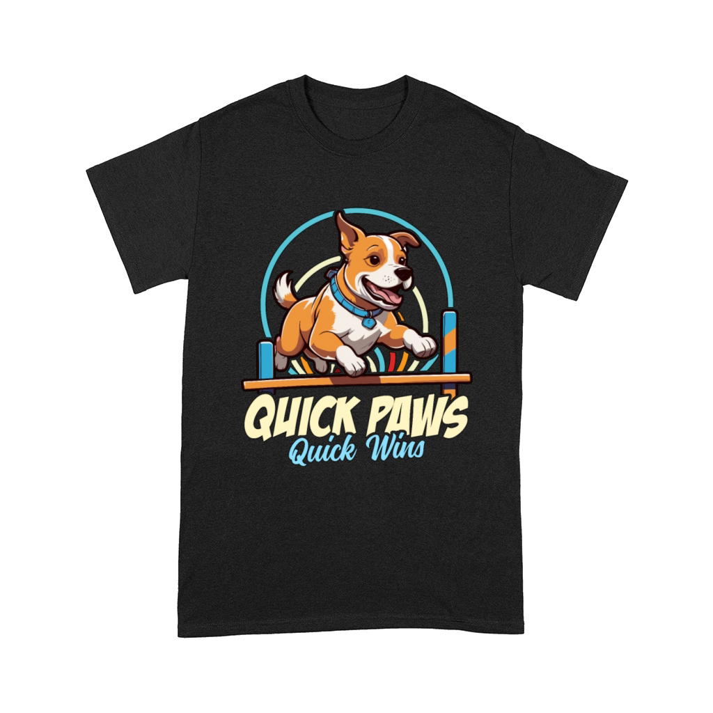 Dog Agility Training Quick Paws Quick Dog Sports Comfort T-shirt