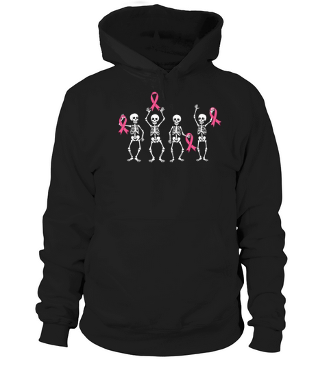 Peace Love Cure Pink Ribbon Family Breast Cancer Hoodie Unisex