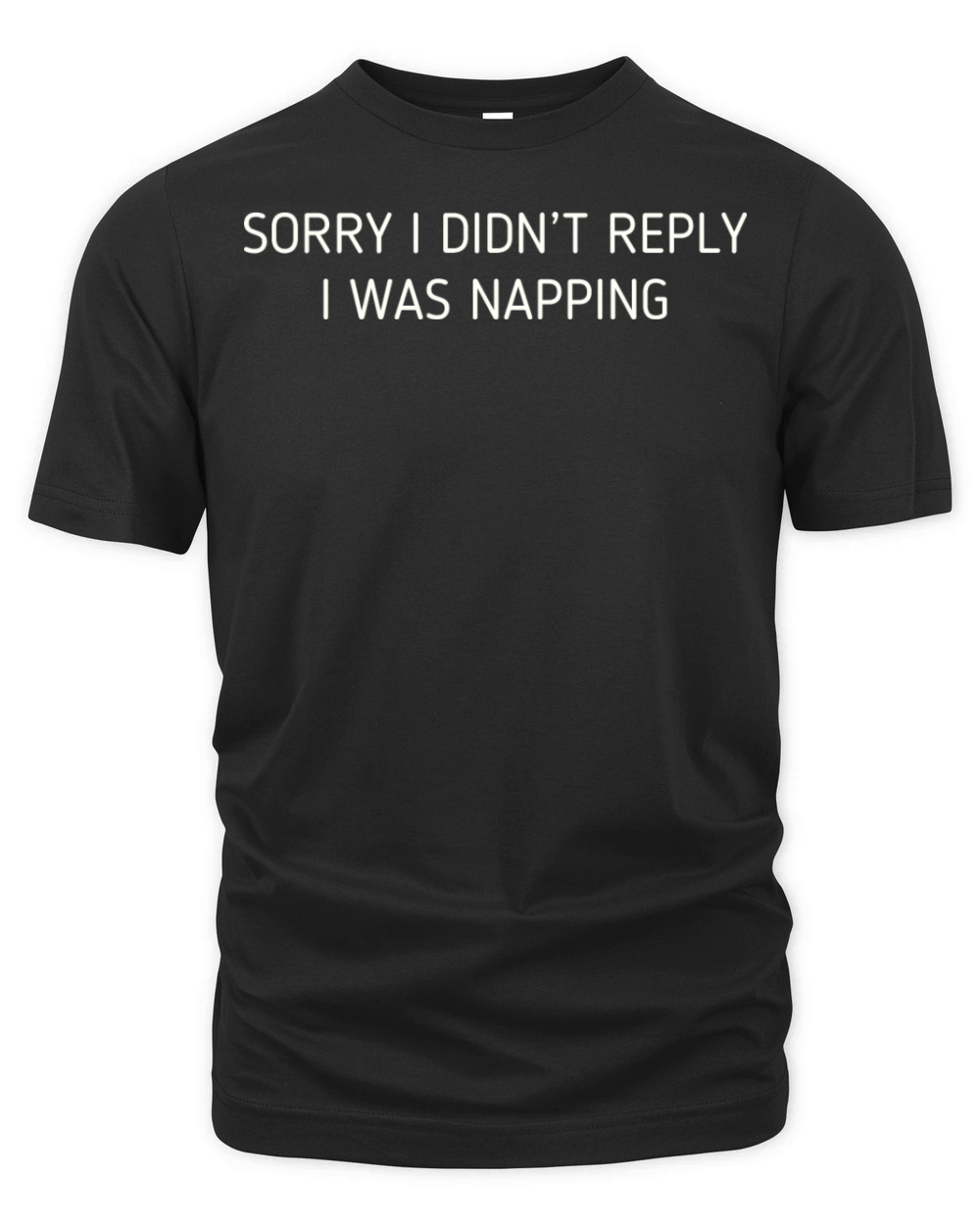 Humorous Napping Quote Graphic Organic Unisex T-shirt