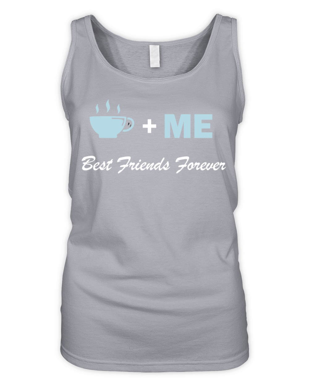 Coffee Plus Me - Best Friends Forever Organic Women's Tank Top