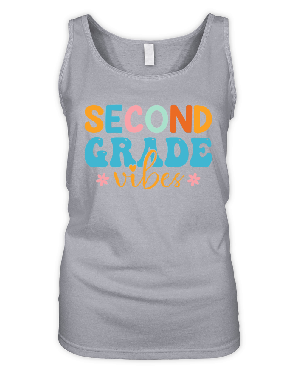 Second Grade Vibes Organic Women's Tank Top