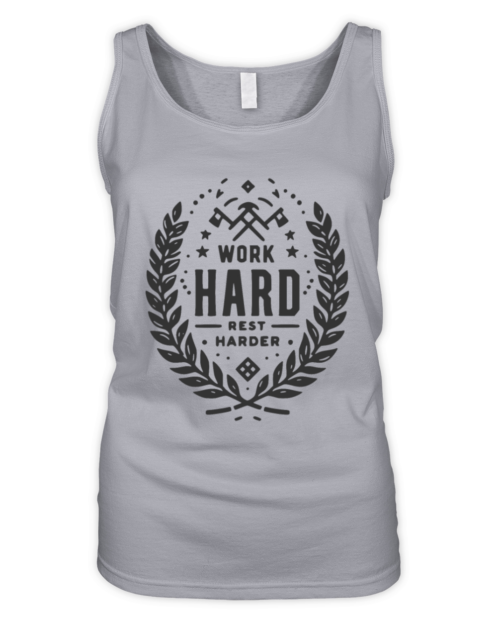 Work Hard Rest Harder Organic Women's Tank Top