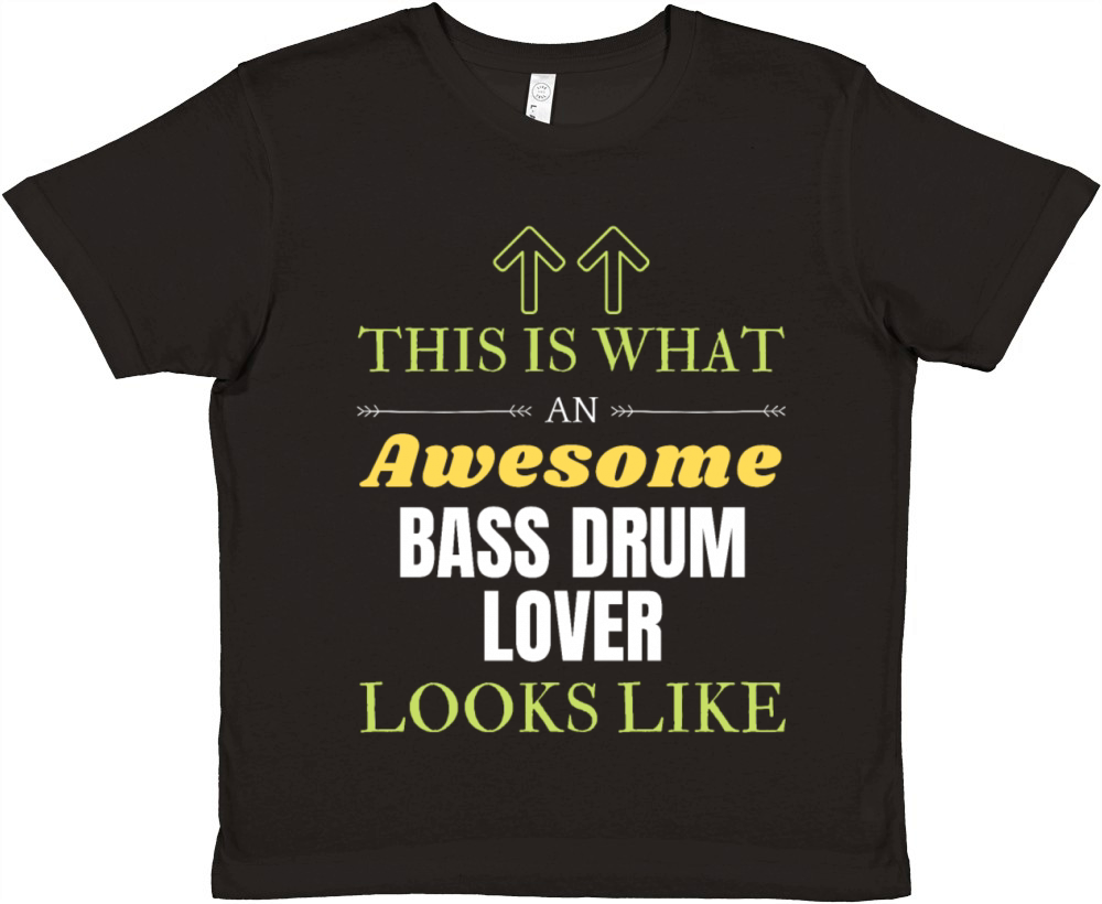 Bass drum Premium Kids Crewneck T-shirt