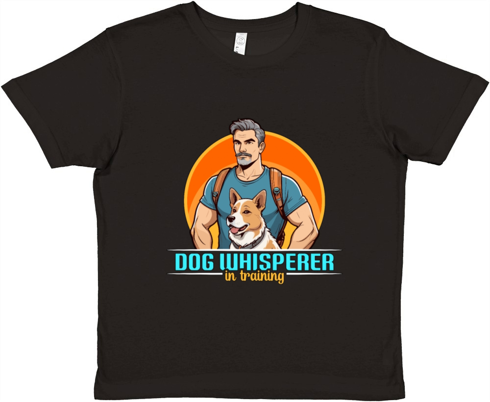 Dog Trainer Dog Whisperer In Training Animal Lover Premium Kids Crewneck T-shirt