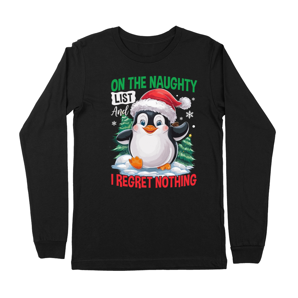 On The Naughty List And I Regret Nothing 02 Premium Long Sleeve