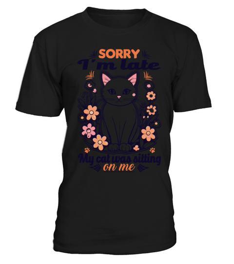 Adorable cat in flowers in Vintage style design T-Shirt Unisex