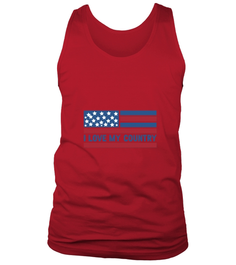 i love my country Tank Top Unisex
