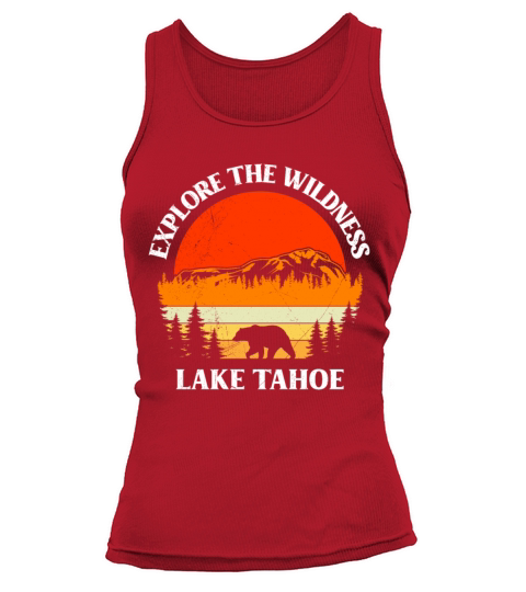 California EXPLORE THE WILDERNESS LAKE TAHOE Tank top Woman