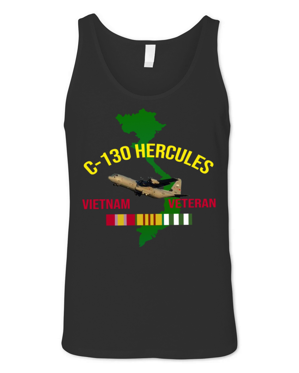 C 130 Hercules Vietnam Unisex Jersey Tank