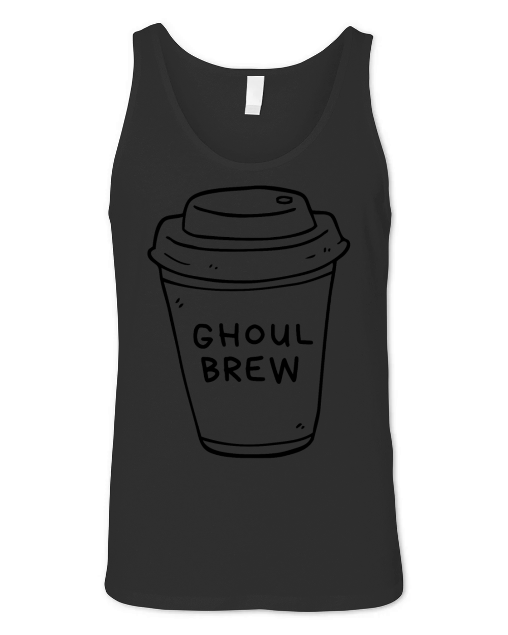 Ghoul Brew Witch Coffee Halloween Autumn Season Unisex Jersey Tank