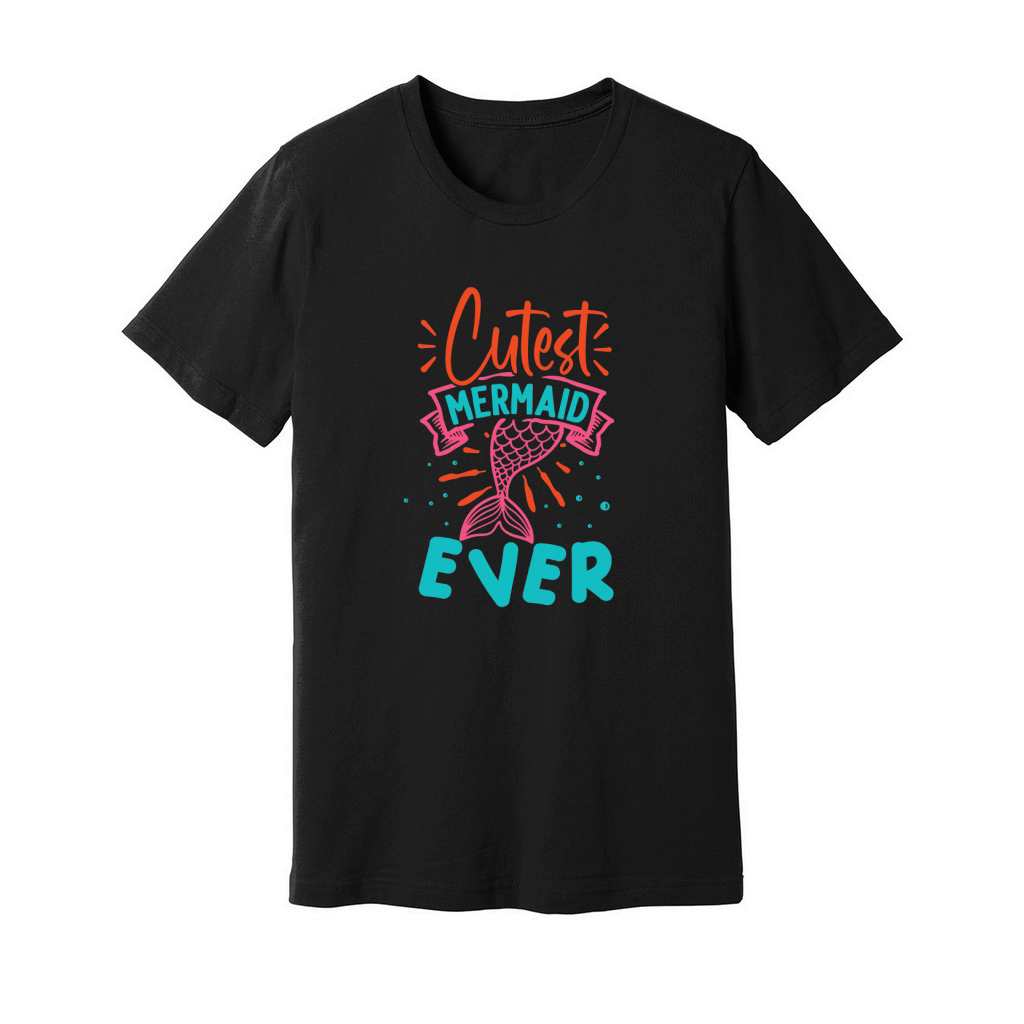 Cutest mermaid ever Unisex Jersey Tee