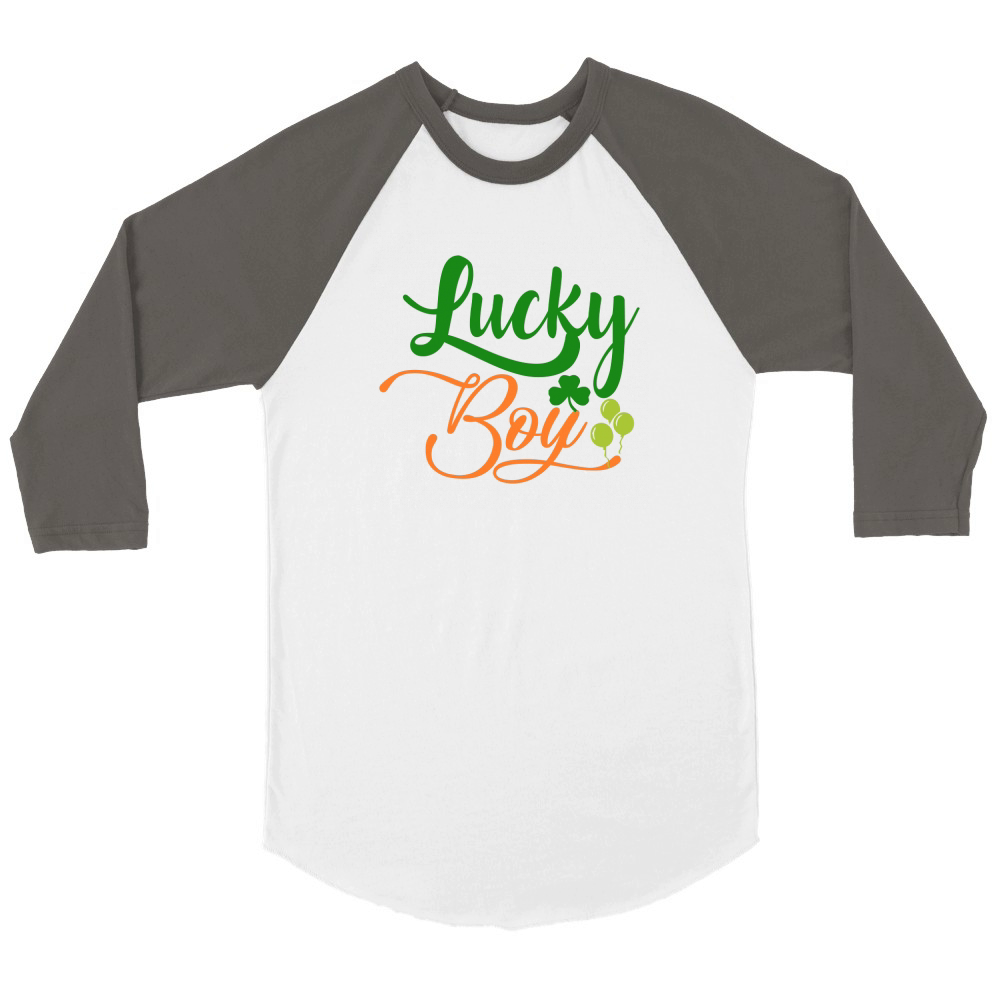 Lucky boy Unisex ¾ sleeve Raglan T-shirt
