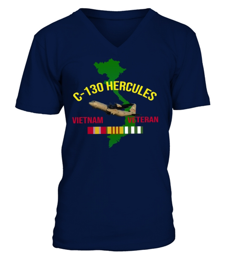 C 130 Hercules Vietnam V-Neck T-shirt