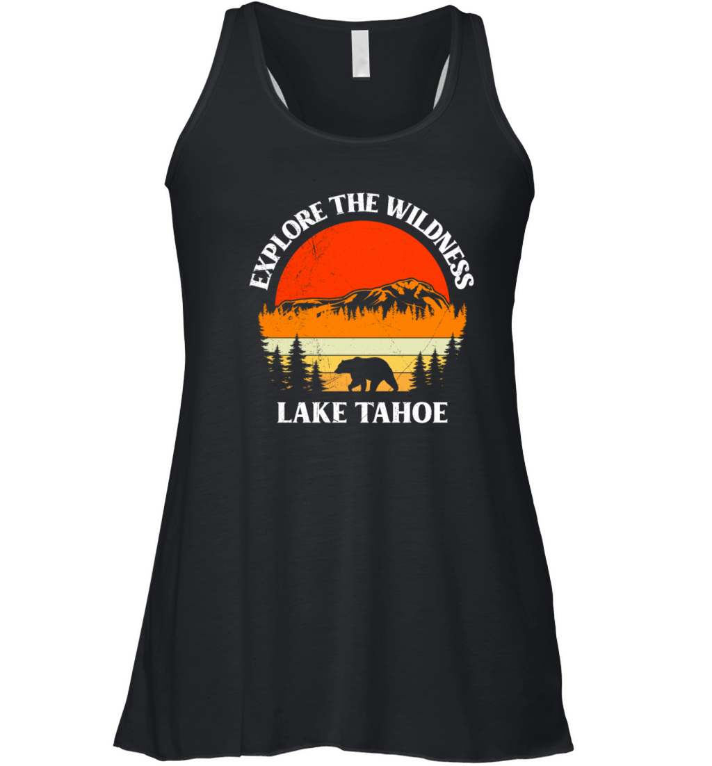 California EXPLORE THE WILDERNESS LAKE TAHOE Women's Flowy Tank Top