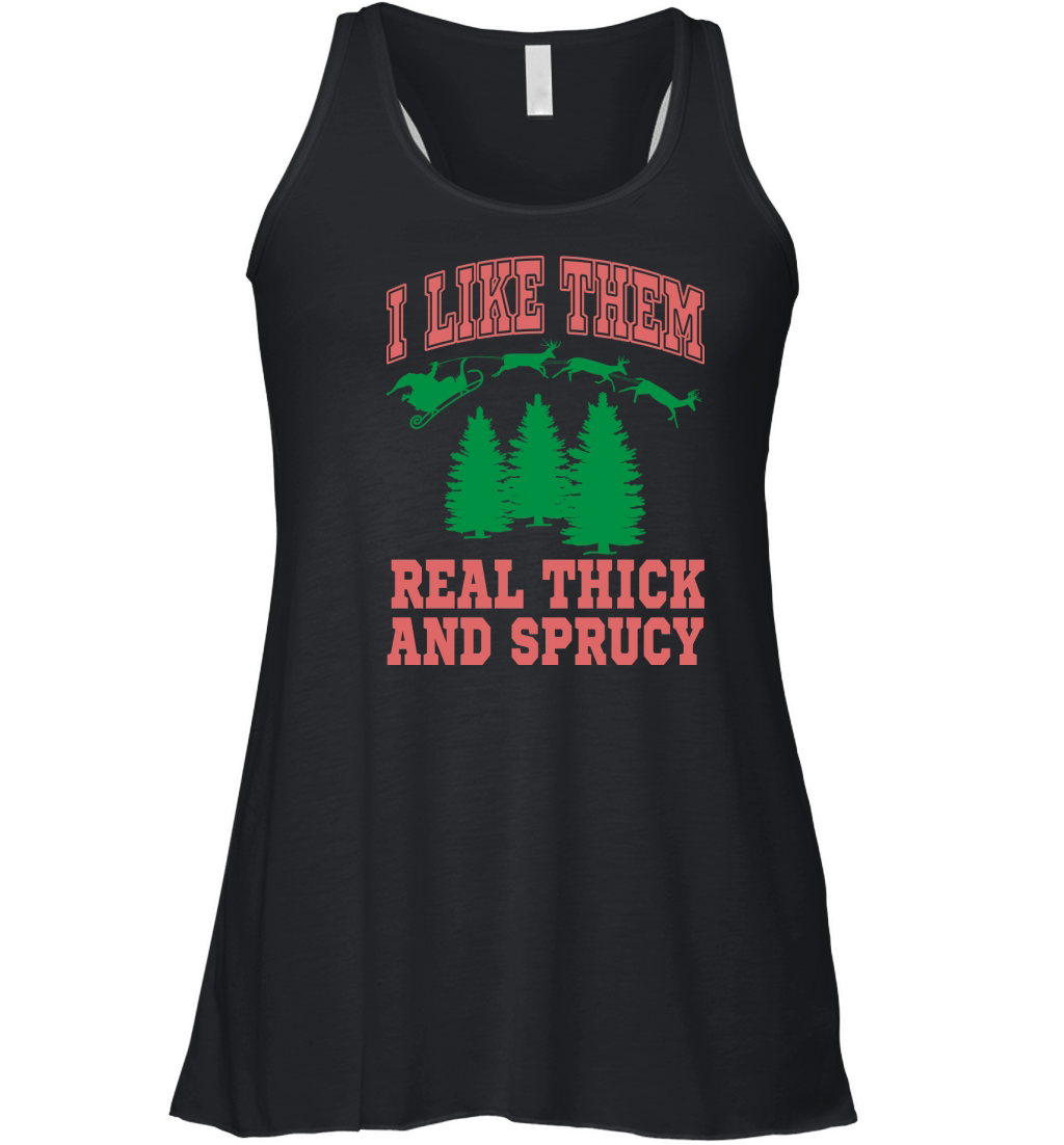 I like them real thick Women's Flowy Tank Top