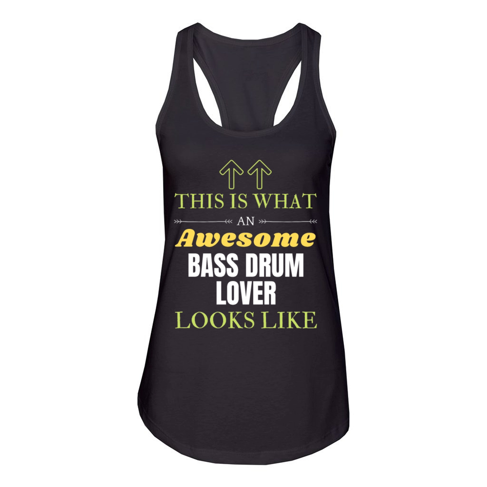 Bass drum Women's Racerback Tank