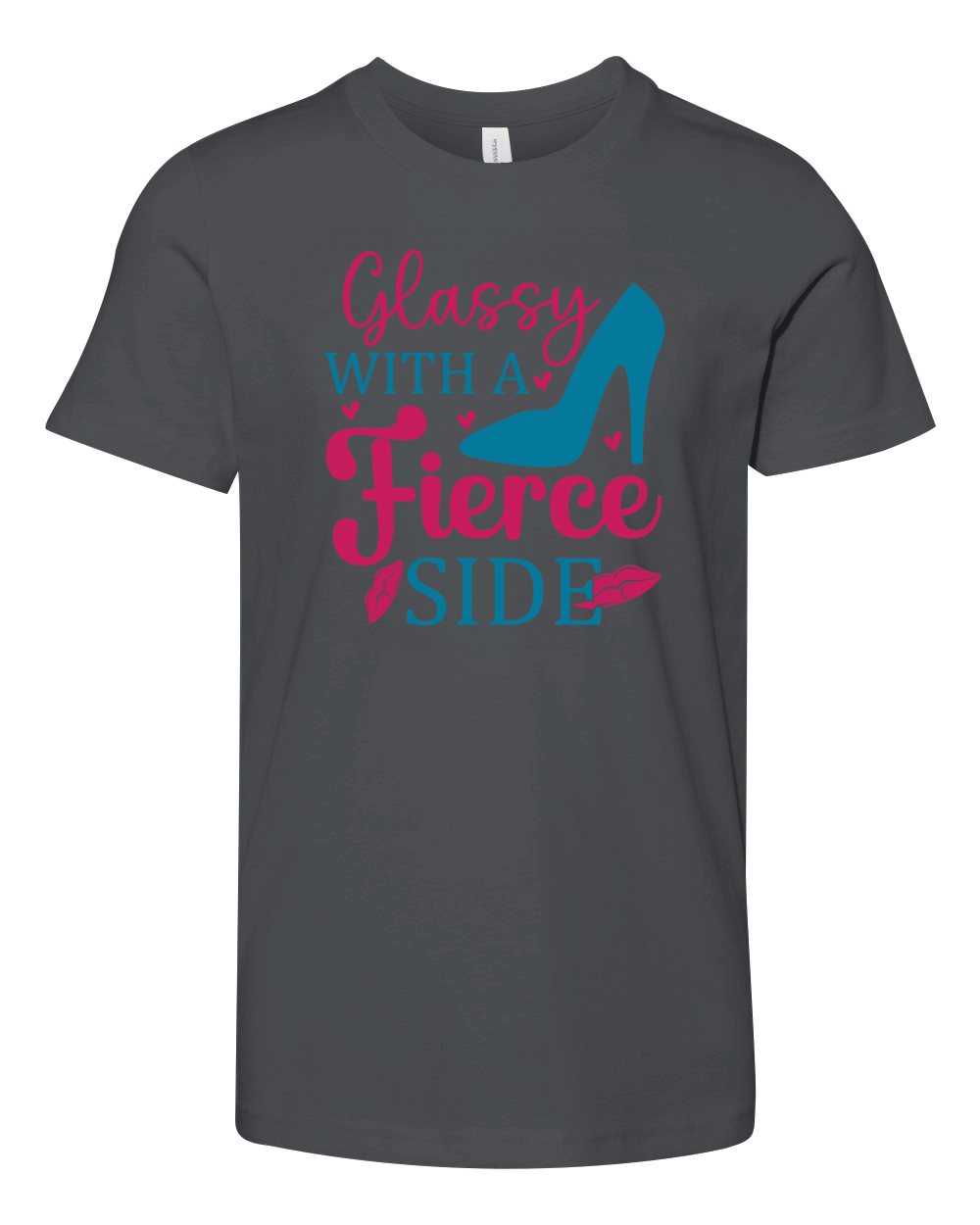 Glassy with a fierce side Youth Unisex Jersey Tee