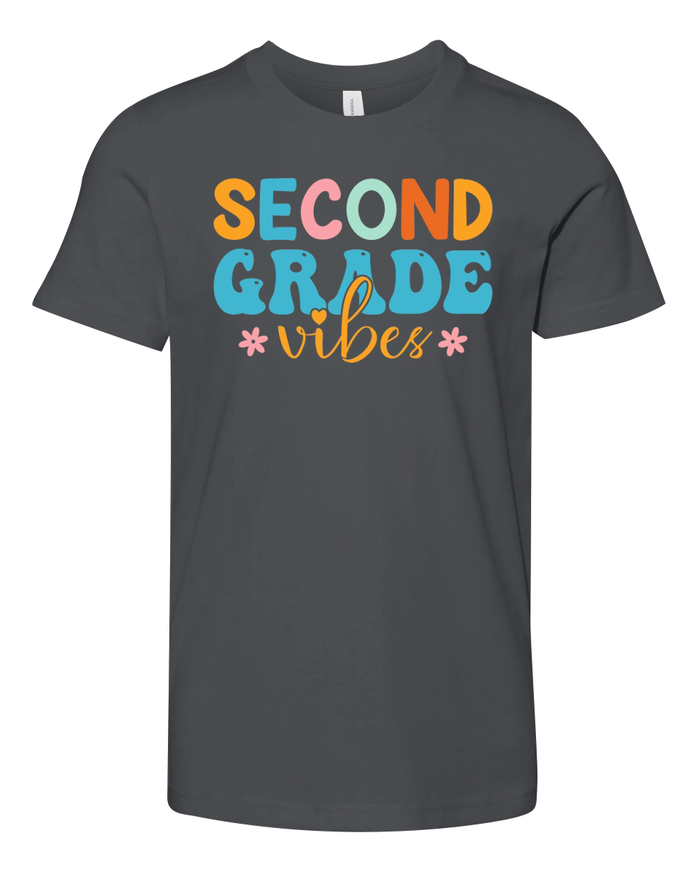 Second Grade Vibes Youth Unisex Jersey Tee