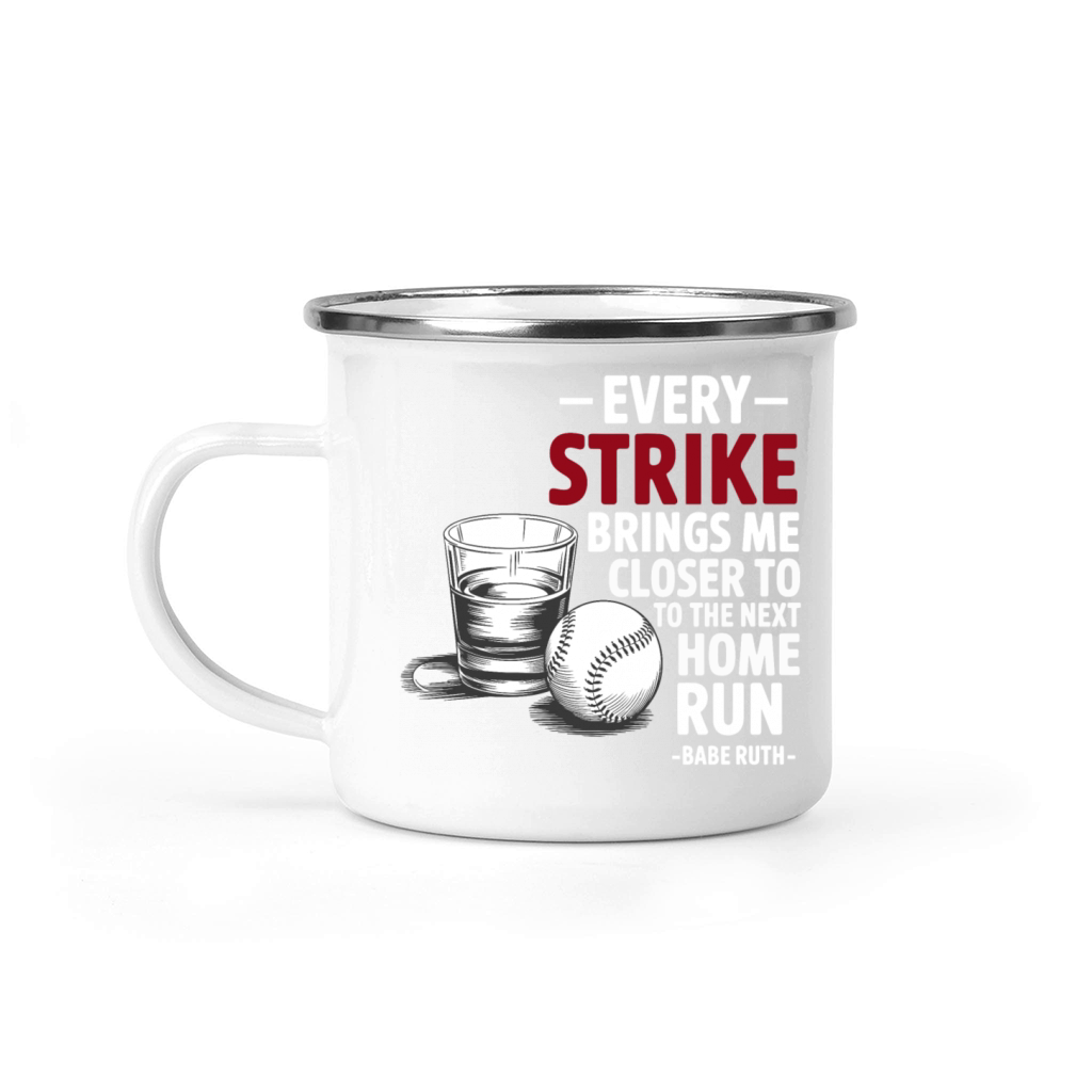 Baseball Babe Ruth Saying Sports Quote Camping Mug