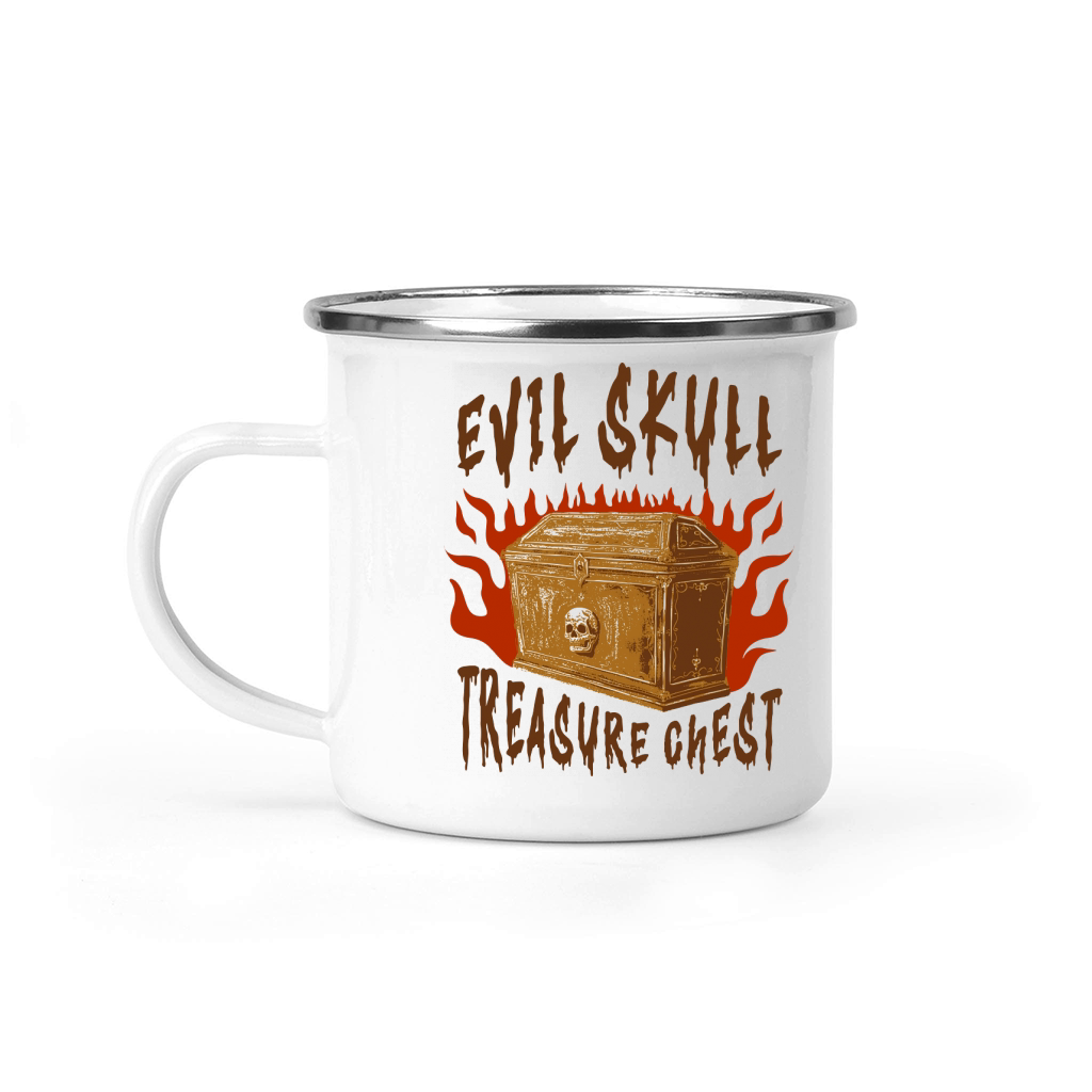Evil Skull Camping Mug