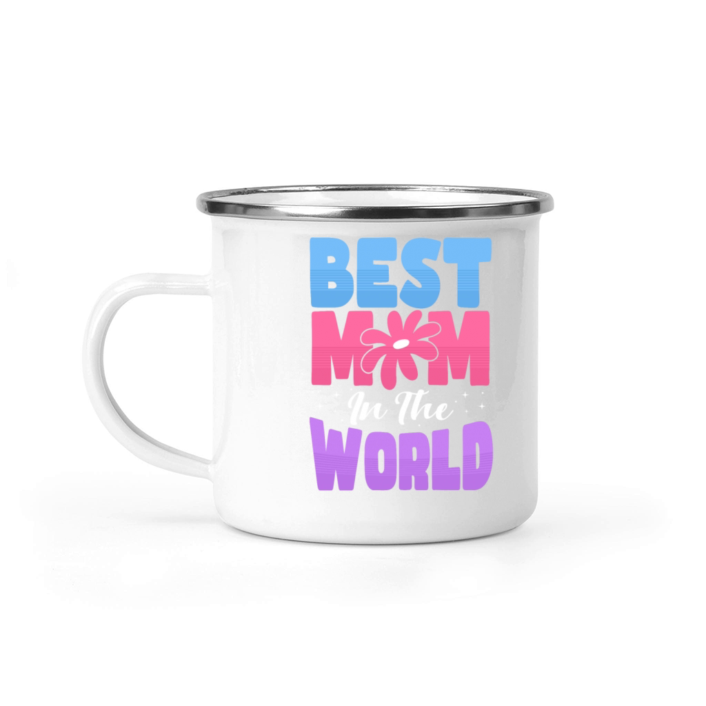 MOTHERS DAY BEST MOM IN THE WORLD Camping Mug