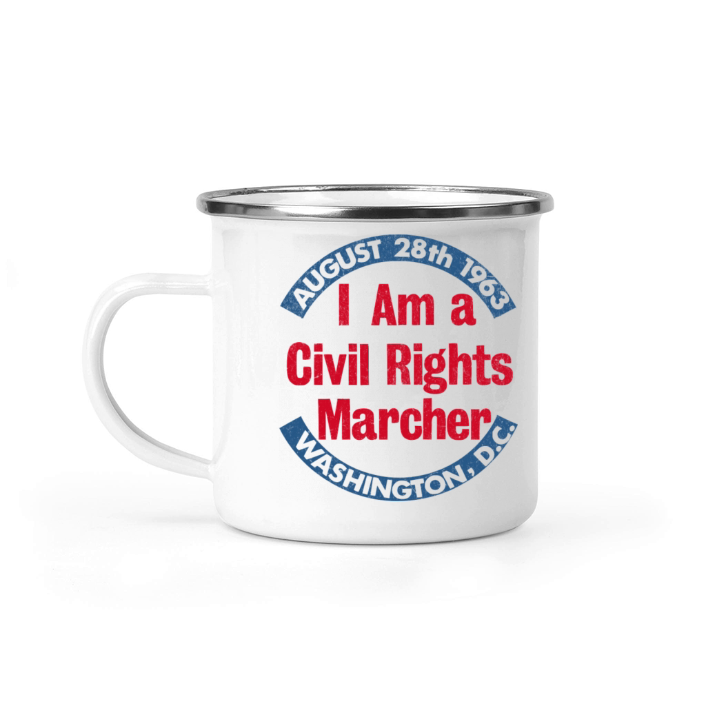 Vintage Civil Rights Marcher August 28 1963 DC Camping Mug