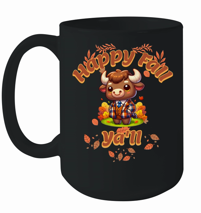 Happy Fall Yall Ceramic Mug