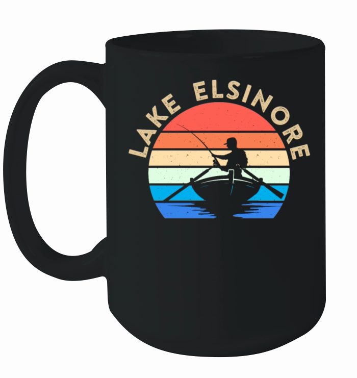 LAKE ELSINORE CALIFORNIA USA Golden State Lakes Ceramic Mug