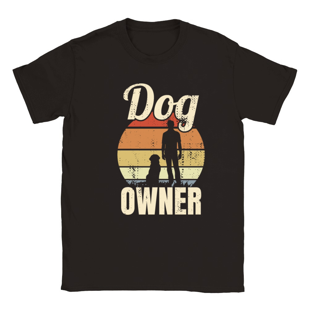 Dog Owner Vintage Look Classic Kids Crewneck T-shirt