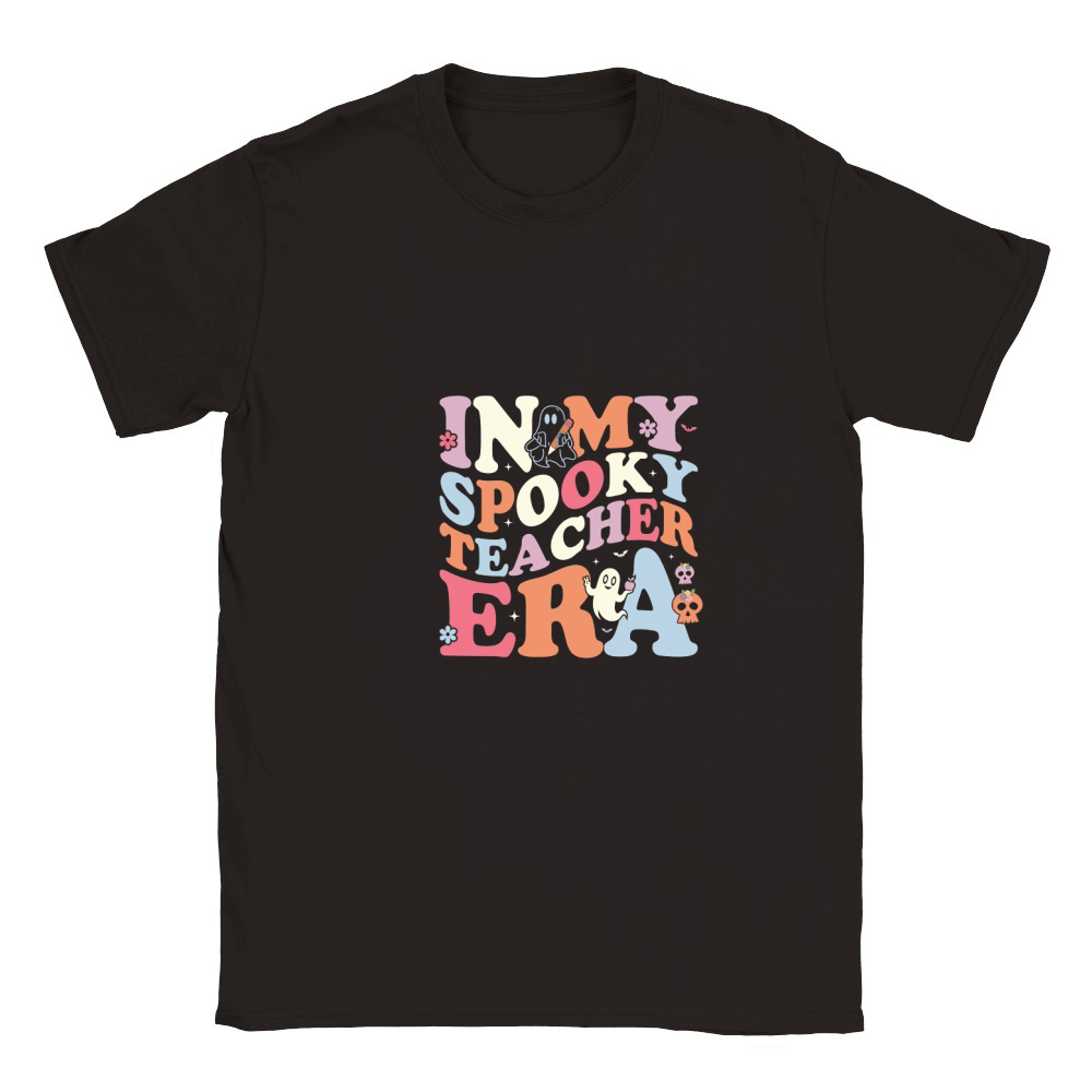 In My Spooky Teacher Era Halloween Classic Kids Crewneck T-shirt