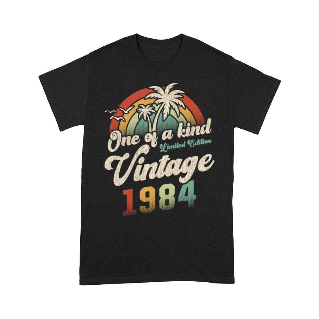 Vintage 1984 Birthday Palm Trees Comfort T-shirt