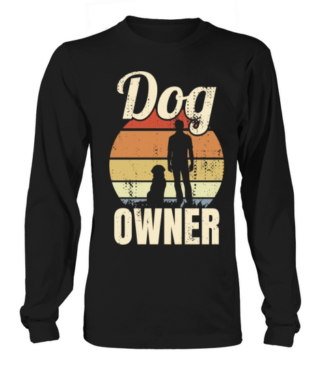 Dog Owner Vintage Look Long sleeved Unisex