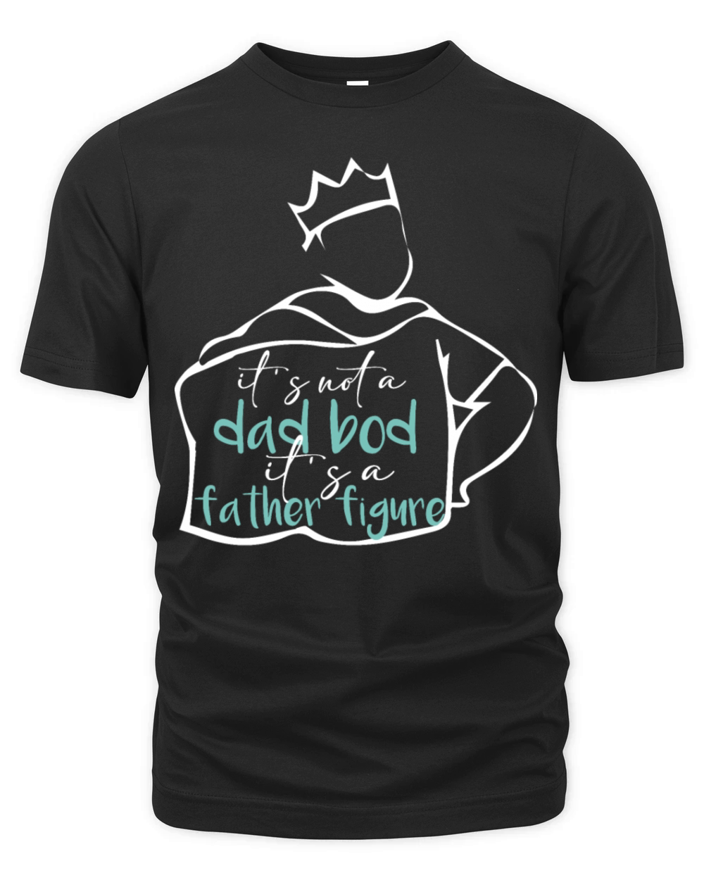 Father Figure Funny Dad Apparel for Father’s Day Organic Unisex T-shirt