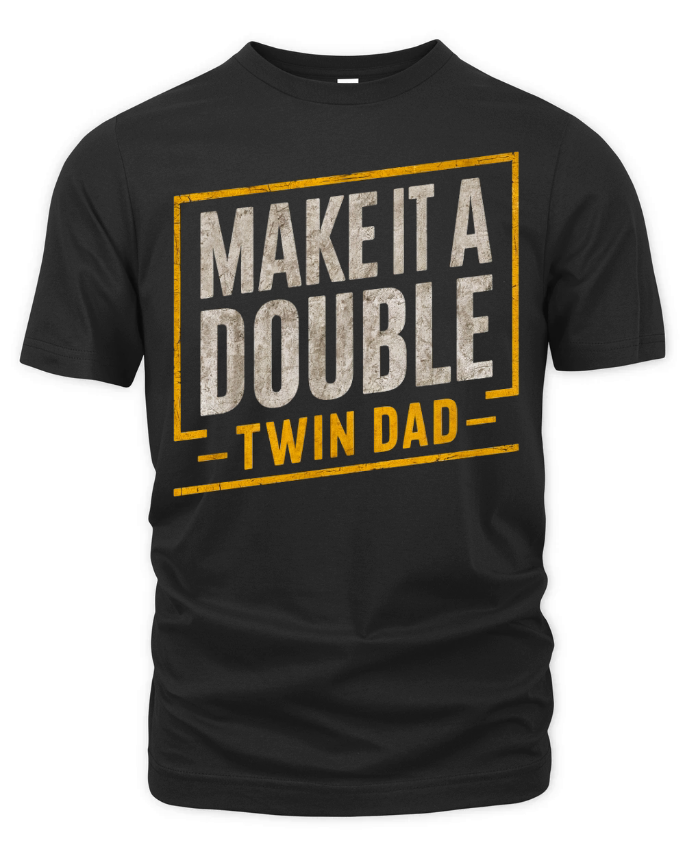 Make it a double twin dad Organic Unisex T-shirt